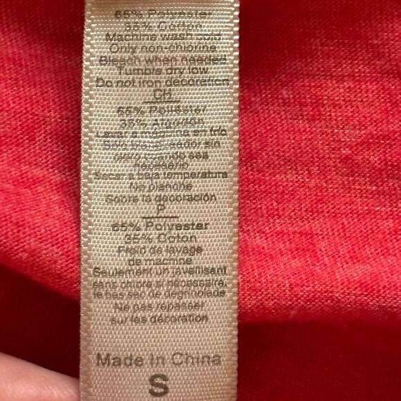 Next Level Apparel Women's Las Vegas Nevada Red V-Neck T-Shirt - Size Small - Picture 5 of 5